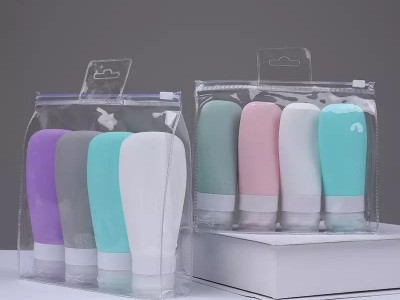 BPA Free  Silicone Liquid Travel Bottle