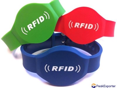 Professional hand wrap bracelets RFID chip with induction with customized silico