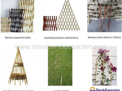 bamboo trellis,flower sticks,u hoops,nursery stand