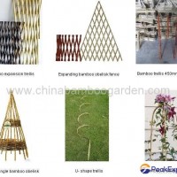 bamboo trellis,flower sticks,u hoops,nursery stand