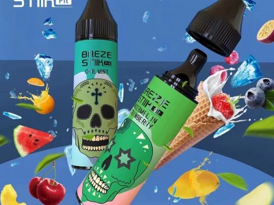 Breze Stiik Fit 6000 Puff Disposable E cigarette Vape Ejuice Bottle Vape Pod Kit