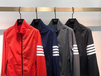 Cheap Thom Browne men's Jackets men's Thom Browne Windbreaker Thom Browne Coats