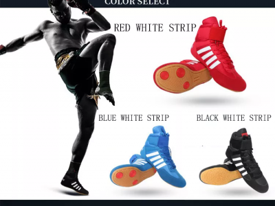 high-top fashion professional gym sport mens womens boxing shoes boots