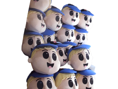 Adult Corporation School Sports Mascot Domino's Pizza mascot costume
