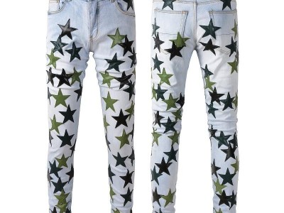 Wholesale Amiri Jeans men Amiri Denim Jeans Cheap Amiri men Jeans Amiri Jeans