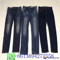 Used clothing fashion mens jeans pants