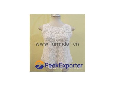 Furmidar factory lady women tops upper blouser lace chiffon embroidery wholesale