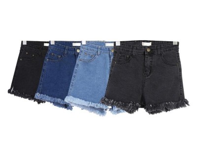 Factory OEM ladies denim jeans shorts