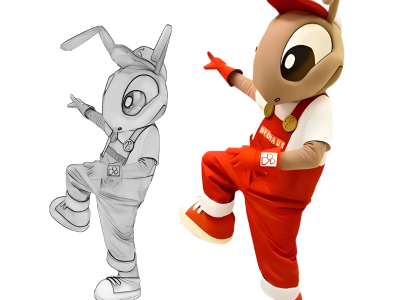 custom ant mascot suit CNC 3D mascot costume maker