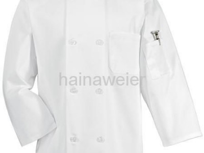 Hot-sale White long sleeve chef coat/chefs jacket/chefs wear/chefs uniform