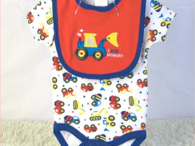 100% cotton baby clothing set stock