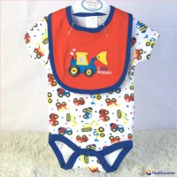 100% cotton baby clothing set stock