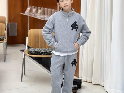 Kids Chrome Heart Tracksuit sweatshirt hoodies boy children toddler boy girls