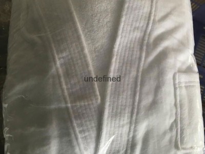 100% Cottone velour bathrobe