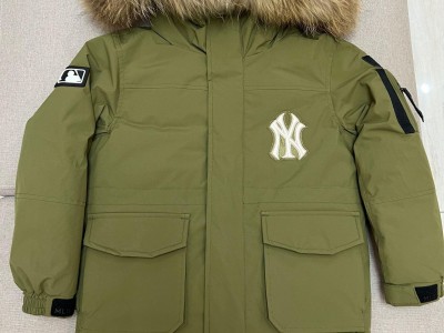 Kids MLB NY padded puffer down jacket boy girl baby toddler children Child Caps