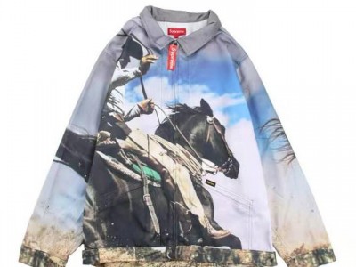 17ss Cowboy Denim Outdoor Jacket Mens Womens Mountain Wear Winter Coat