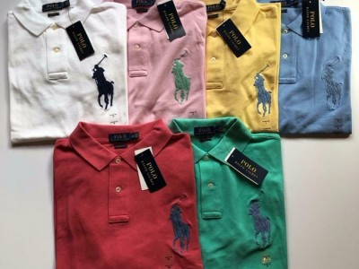 wholesale RL cotton Shorts Polo Shirt Tommy Pony Man              T-Shirts TEE