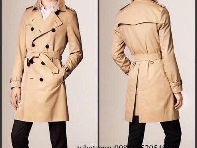 Cheap          Trench Coat men          Cotton raincoat          Maxi Coat