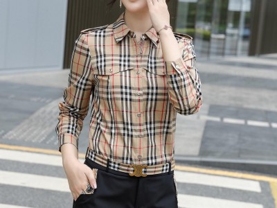 Cheap          Check Shirts woman          Vintage Checked Oversized Shirts