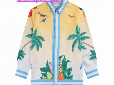 Casablanca tshirts Casablanca shirts suits Casablanca paris men silk shirts pant