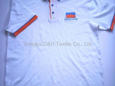 Cotton Pique Mesh Polo shirt