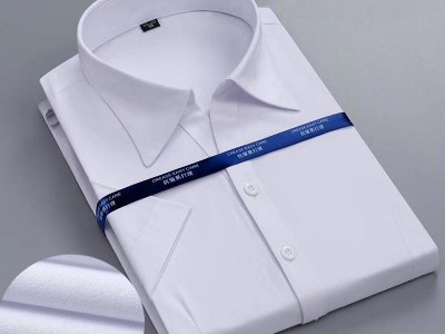 EM Custom 100% Cotton Short Sleeve Hight Quality White Men's Business Shirt