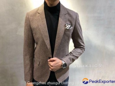 Men’s fashion clothing business suit coat dress western style Skype:jullylee0212