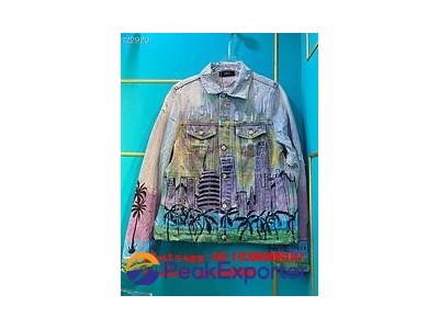 best high quality new arrival Amiri jean jacket Trucker Paint Splatter coats