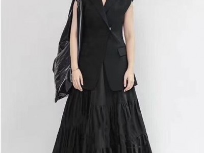 Fashion new women office suit vest black wendone