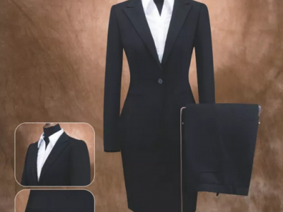 OEM Factory Fashion Women Wool Uniform Suit