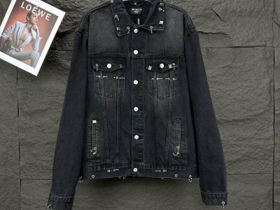 High quality            Denim Jacket for men Black casual  jacket