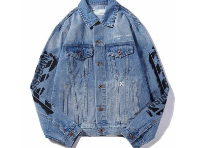 Wholeasle Off-White Denim Jacket men Off-White hoodies Off-White Sweatshirts
