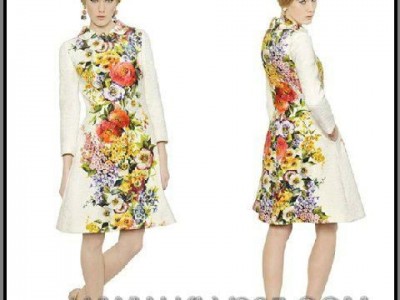 Wholesale Designer Women Clothes Fashion Winter Autumn Embroidred Coat