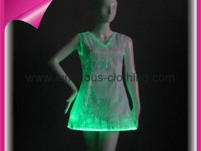Luminous V Neck Dress YQ-43
