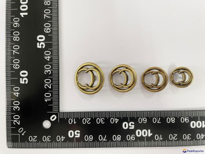 CC Metal button Anti gold color vantige classic style
