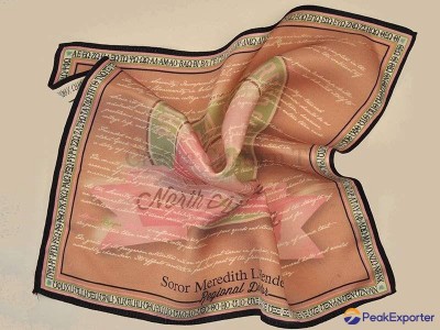 Custom silk chiffon print scarves   Custom Lady's Scarves
