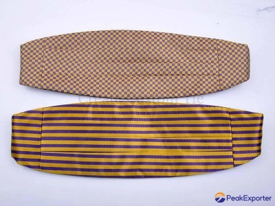 Custom microfiber woven cummerbunds   cummerbunds for sale