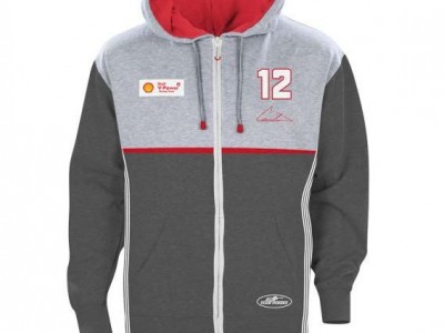 HI VIS FULL ZIP FLEECY HOODIE