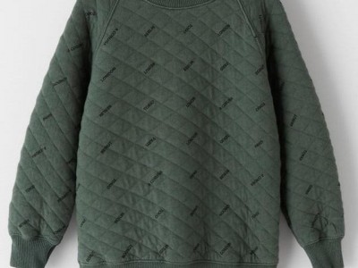 Children's raglan sleeve warm cloth flannel