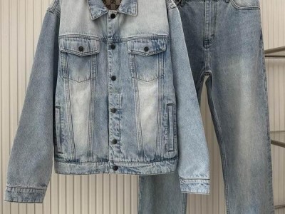 Wholesale Denim Clothing Set For Men Two-piece Set men Denim Outfit