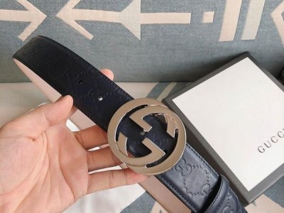Original authentic best       belts real leather GG buckle girdle waistbands