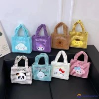 Cute plush handbag