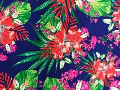 Rayon Chally , Rayon Printed fabric