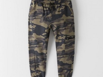 Boys' camouflage corset overalls