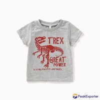 Children's cartoon dinosaur T-shirt