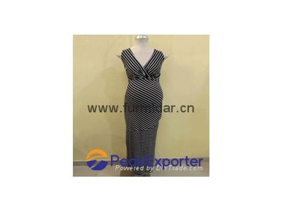 maternity chiffon dress knit shirt casual spendex bottomless