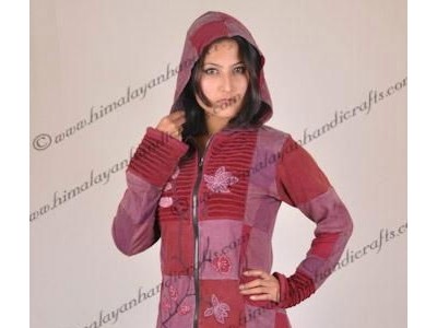 Bohemian Ladies long Hood Jacket