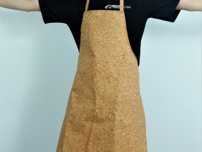 Cork Fabric Apron Made of Natural Cork  Vegan Fabric