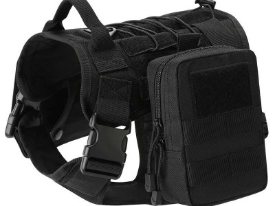 X COMMANDER Tactical Harness,Level IIIA Dog Body Armor Canine K9 Police Vest