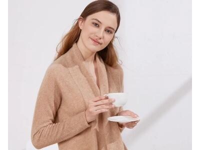 Women's cashmere cardigan